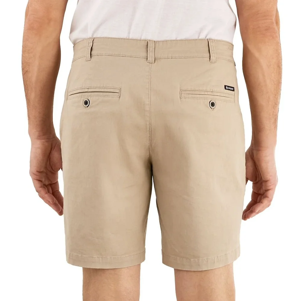 NWT Sperry Men's Flat-Front Shorts Size 32 Khaki